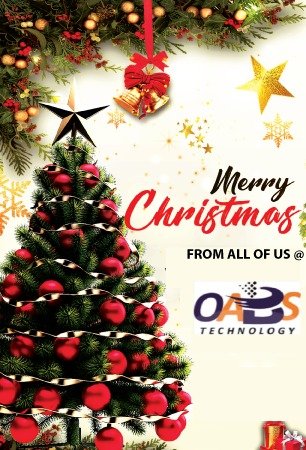 OabsTechnology's tweet image. Merry Christmas to you and yours from all of us @ OABS Technology