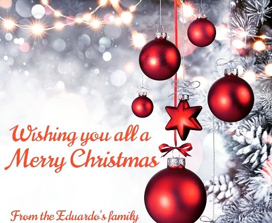 eduardosgroup's tweet photo. Wishing you all a wonderful day filled with love and joy 🎄🎁⛄ https://t.co/FHcsrpsueb