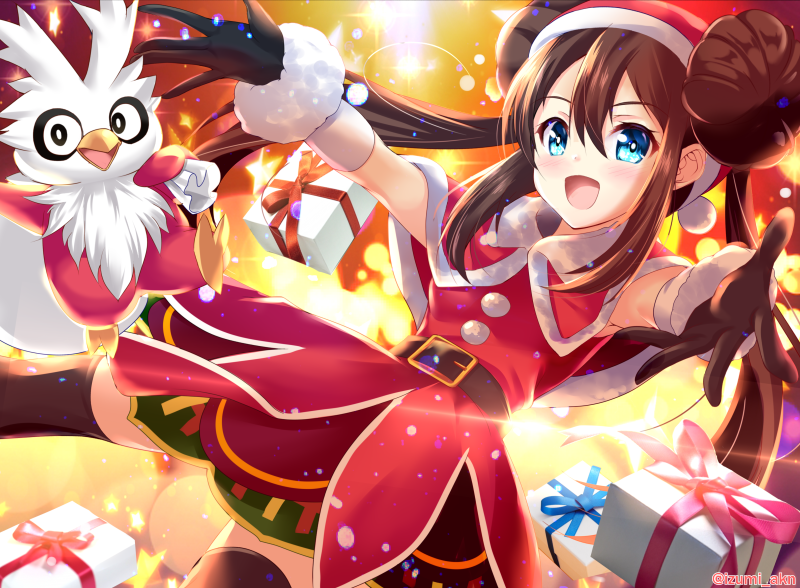 泉水茜 C99 1日目東a21bウマ娘合同寄稿 Twitterissa メリークリスマスなサンタメイちゃんとデリバードです Pokemon ポケモン ポケモンマスターズ T Co Squdfvefrv Twitter