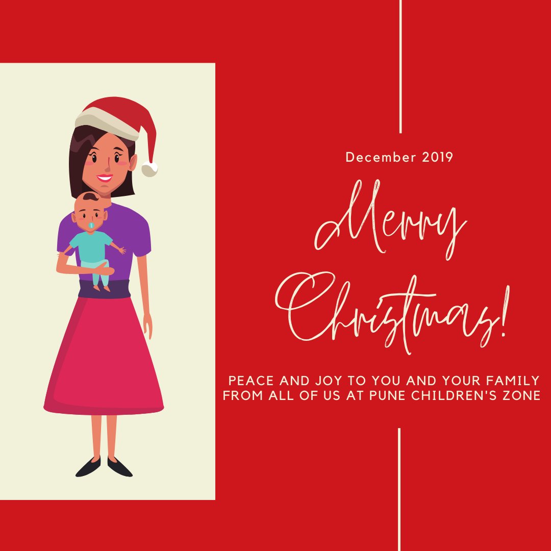 Wishing you all a very #MerryChristmas from all of us at #punechildrenszone  #earlychildhoodeducation #earlychildhoodcare