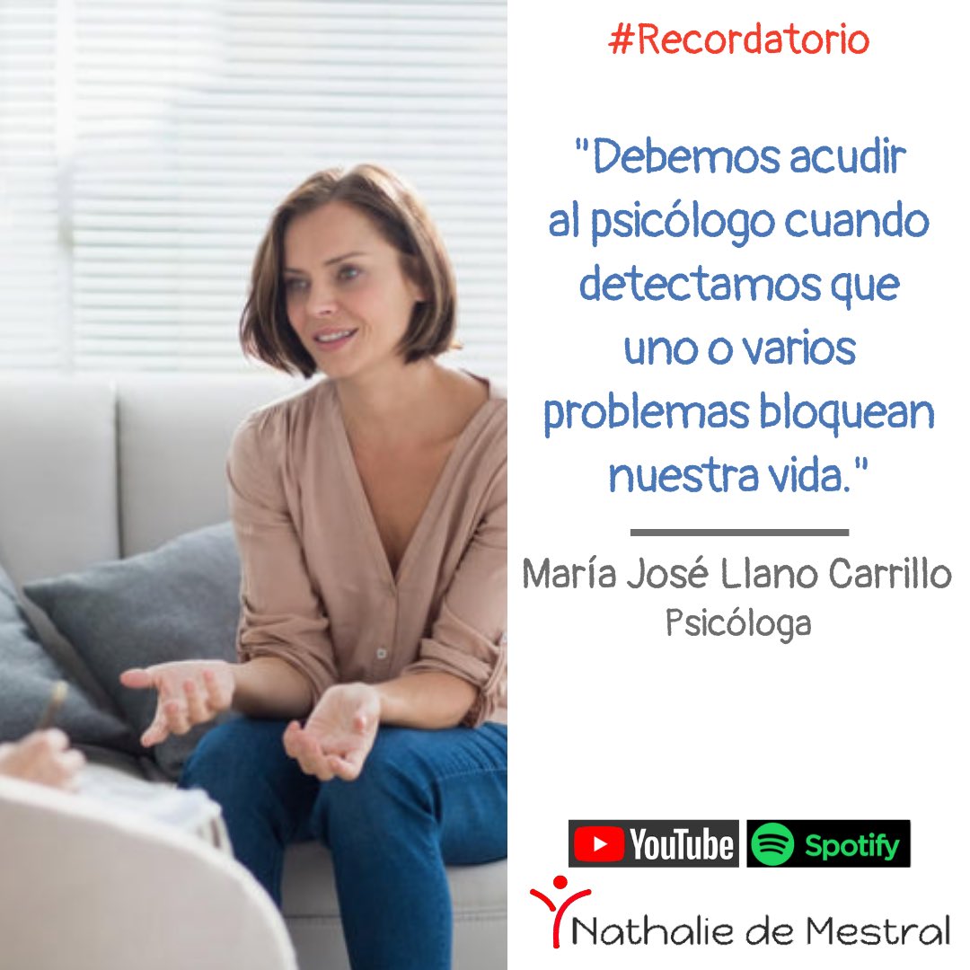 nademes's tweet photo. #Recordatorio para que conozcamos más acerca de la #TerapiaPsicológica 🗣

Epi. nº 15: “Entrevistando a la psicóloga. Todo sobre la terapia”
https://t.co/Oc9HeOeqiL

#psicólogo #psicóloga #psicoterapeuta #psicoterapia #terapeuta #podcast #UnEspacioParaCompartir #NathaliedeMestral https://t.co/qf39KP1e1r