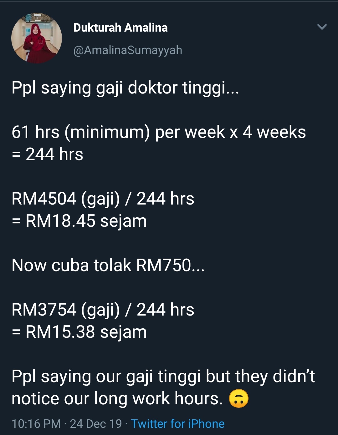 Khalifah Media Networks On Twitter Ini Pulak Gaji Doktor Dorang Kerja Lebih Dan Menyelamatkan Ramai Nyawa So Xkisah Lah Berapa Pun Gaji Dorang