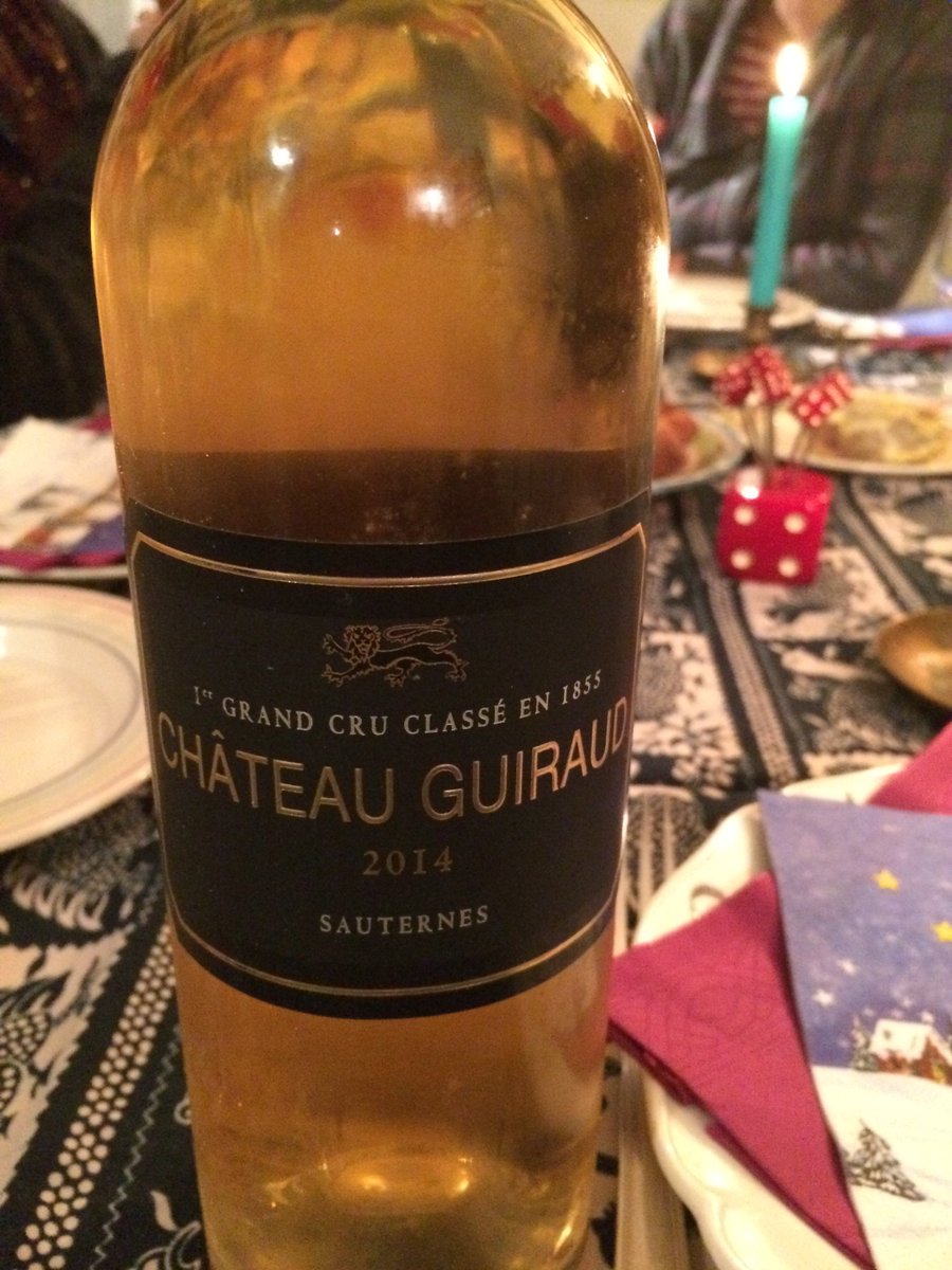 thewinetattoo's tweet photo. #HappyChristmas everyone @winewankers @JMiquelWine @CHARLIEWINES @TheSavvyChef1 @pietrosd @MacCocktail @muladhara @JeremyPalmer7   from #Paris with very #French meal of luscious 2015 #GrandCruClasse #Sauternes with #FoeiGras then some deliciously garlicky #Escargots https://t.co/nEZ8AkOTTQ