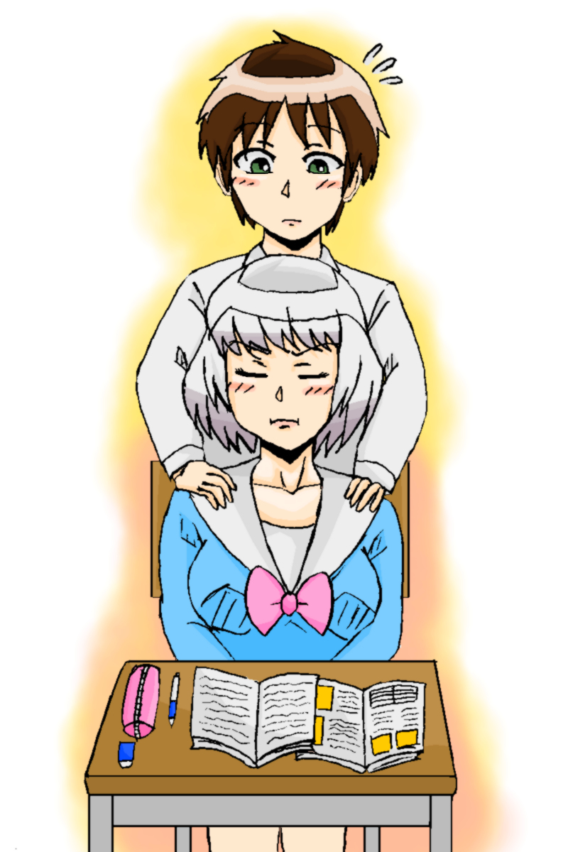 ごんごん 関くんのつぐない 手描き となりの関くん 関俊成 横井るみ 関横 肩揉み 肩もみ T Co 3ecrkabcap