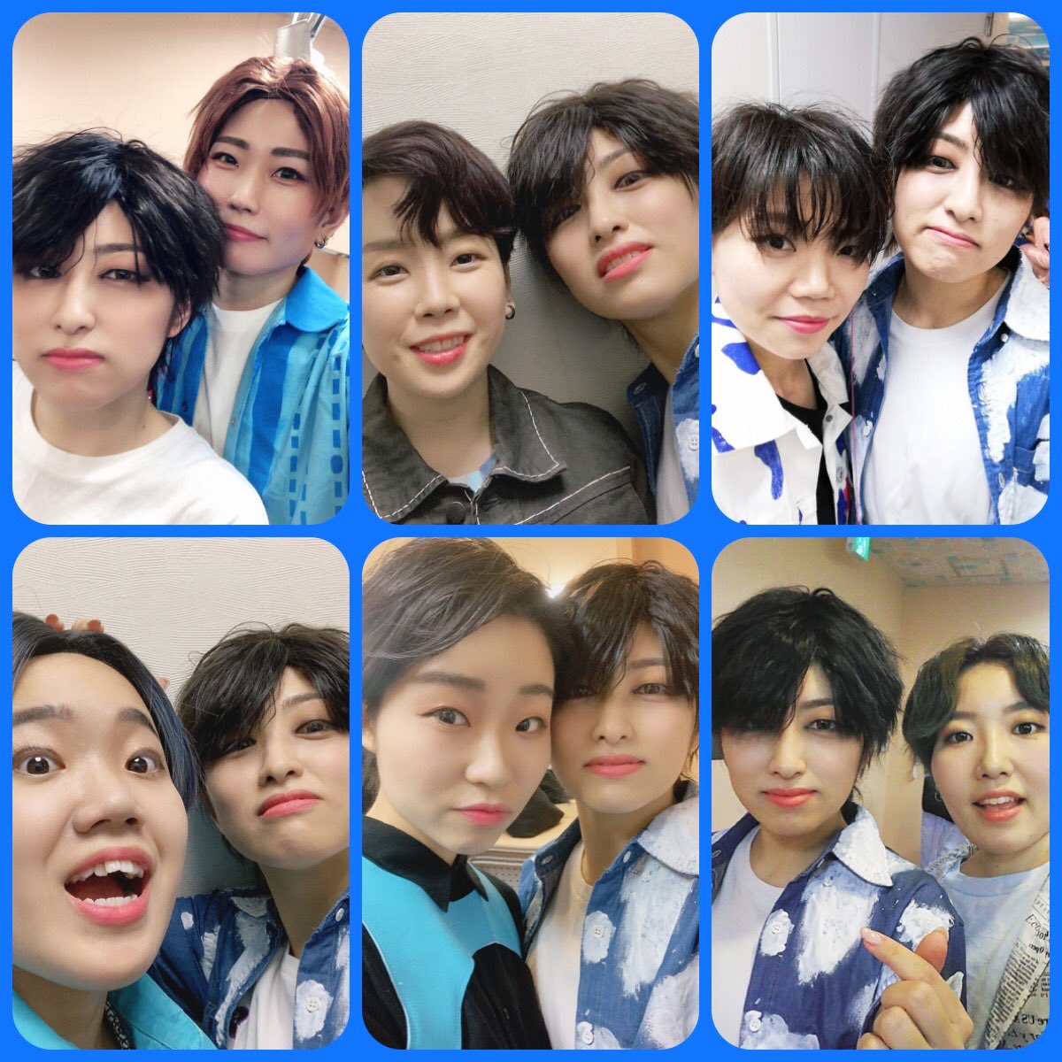 asssa0120's tweet photo. そして今回ASSSAの最後の舞台に助っ人してくださったそのちゃん(@sataso443)沢山コピユニしている中ASSSAのJBも快く受け入れてくれて感謝しています😭そのちゃんに頼めて良かったし、イケメンJB見れて嬉しかったです💙 https://t.co/aq0AhKhiNl