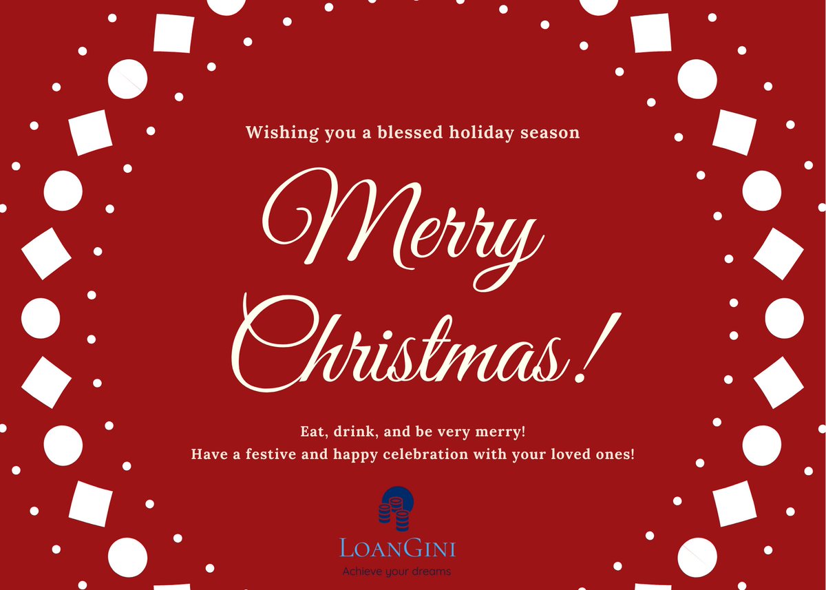 loangini's tweet photo. LoanGini wishes you &amp; your loved ones Happy Holidays! #LoanGini #HappyHolidays https://t.co/qXFU09mwq5