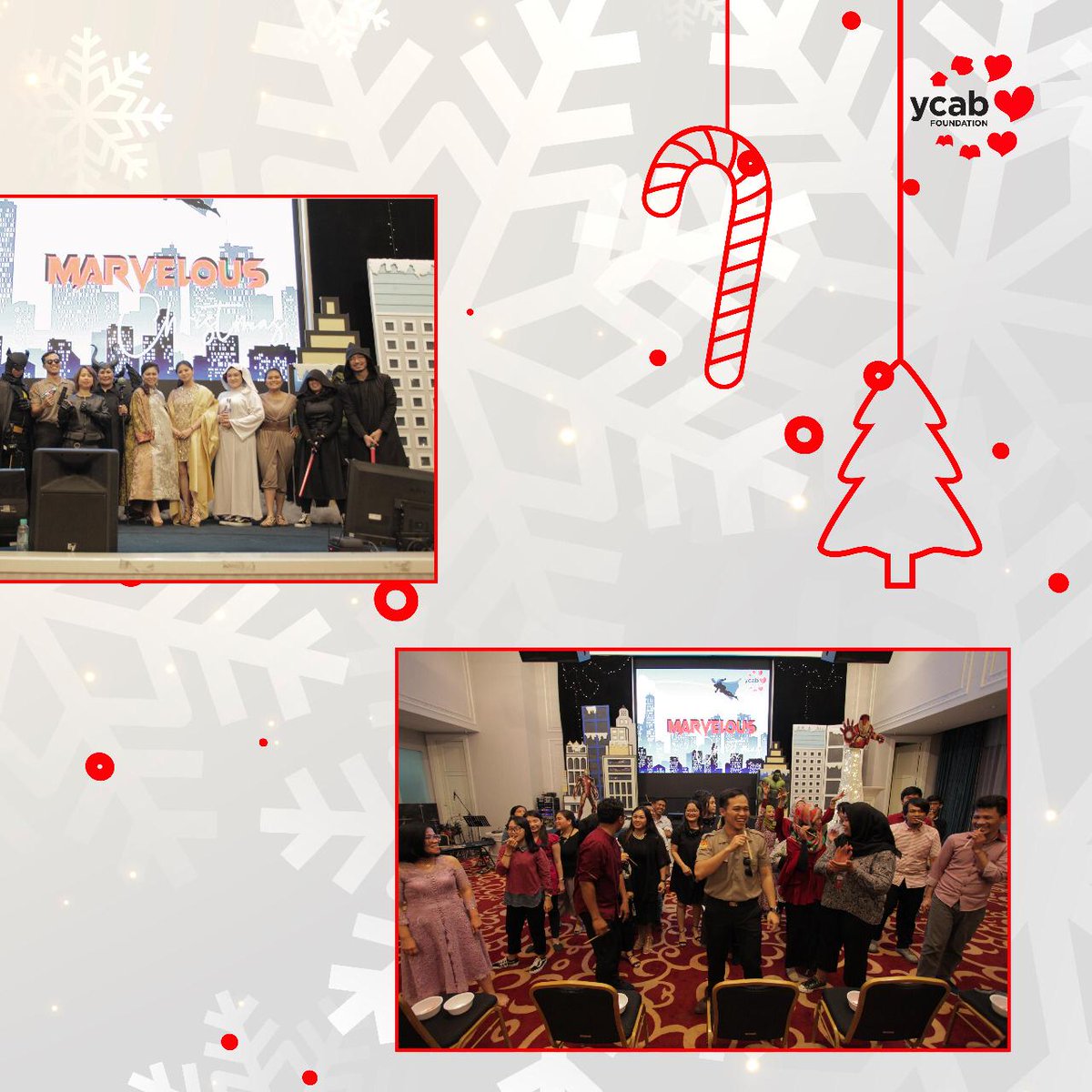 ycabfoundation's tweet image. Keluarga besar YCAB mengucapkan selamat Natal 2019 bagi yang merayakan! Selamat beribadah dan menikmati waktu bersama keluarga. Semoga damai selalu menyertai kita.

#MerryChristmas2019 #ycabfoundation