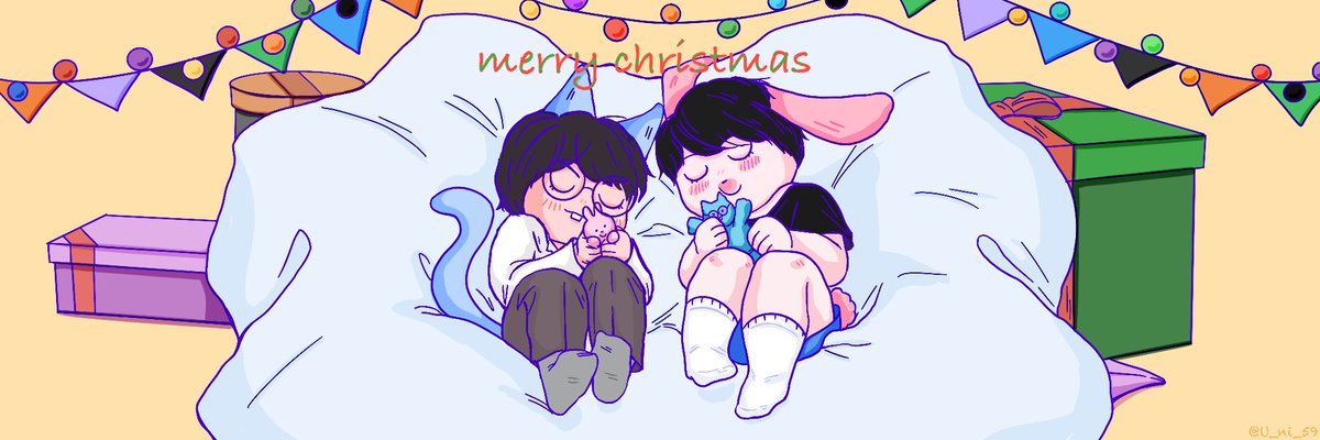 メリークリスマス🎄🎁

💙🖤✨

#夜な夜なクリスマス会
#くらすます