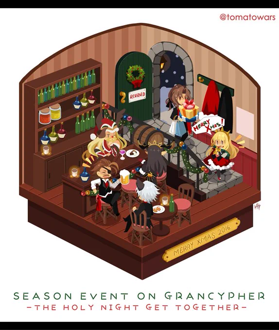 2016～2018過去3年のクリスマスグラブル絵? 