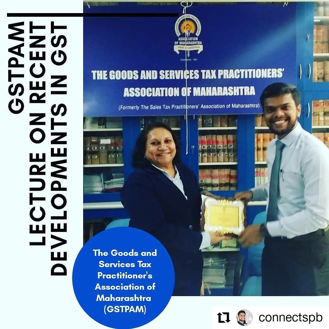 ShantanuBagwe's tweet image. Spoke on recent developments in GST at 34th Batch of Coaching Class organized by GSTPAM. I feel  it&apos;s a wonderful initiative which is efficiently implemented under the leadership of @dineshtambde9 Adv Dinesh Tambde.

#GST #GSTPAM #Training #Coaching #Class #Students #Developments