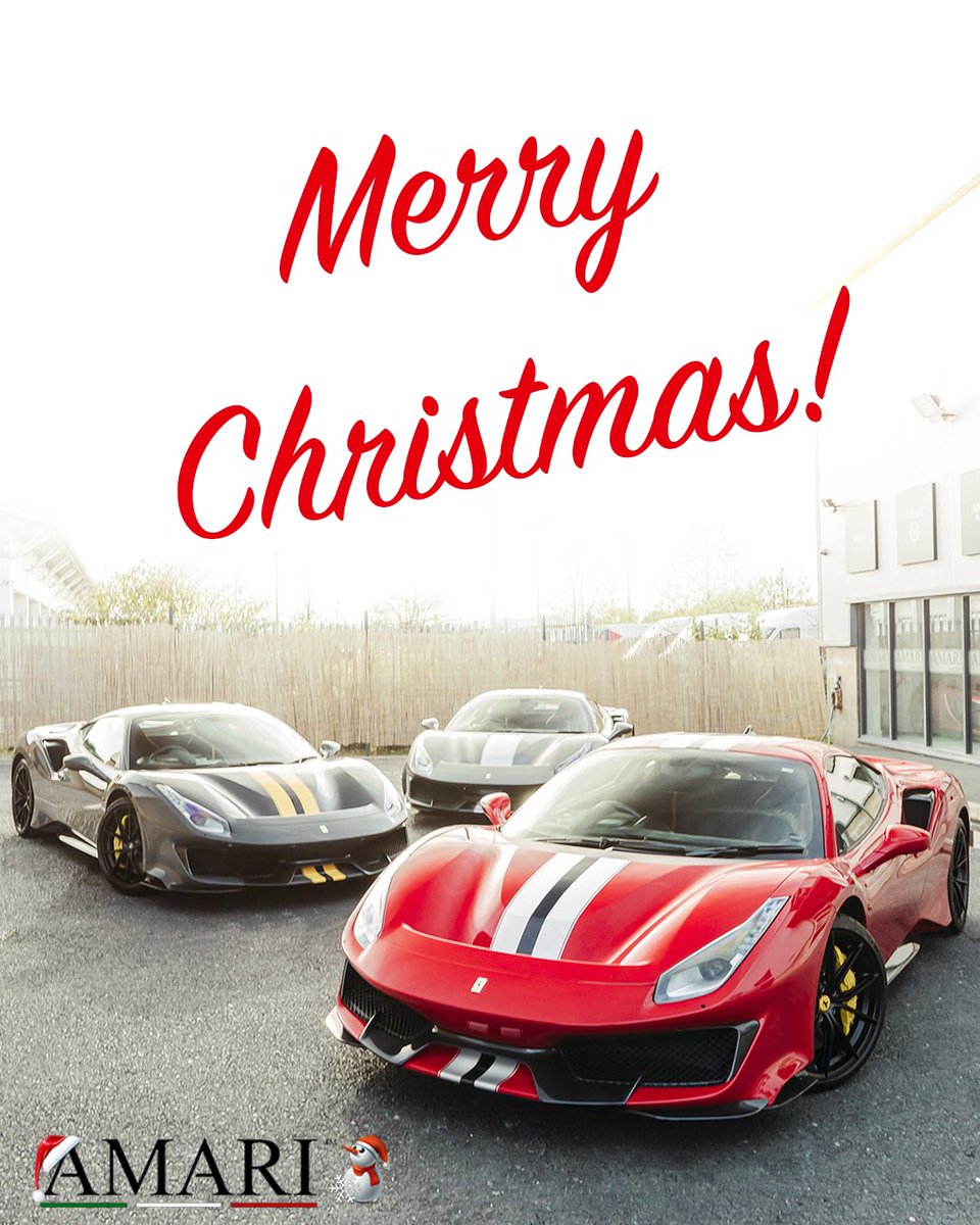 Amarisupercars's tweet photo. A very Merry Christmas from us all at AMARI™ Supercars! We hope you &amp; yours have a fantastic day 🎅 https://t.co/kOjrsRf7dq
