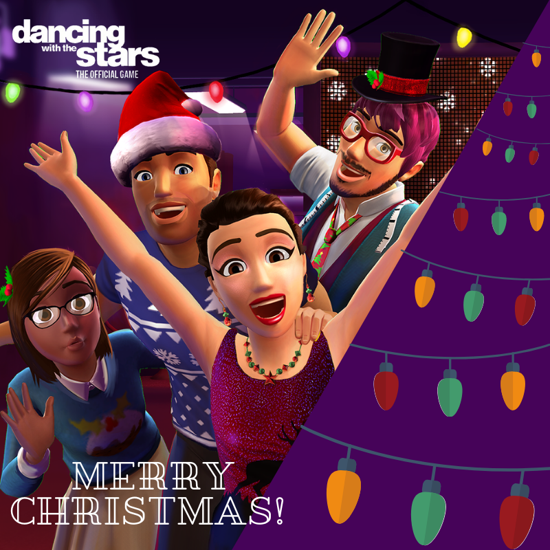 dwtsthegame's tweet photo. Merry Christmas from everyone on the #DWTS team - have a merry day! #DWTSGame https://t.co/acHQFz2uMb