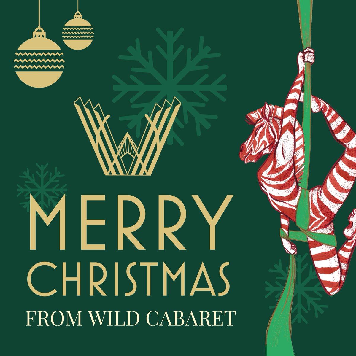 On behalf of the team at Wild Cabaret, we wish each and every one of our wonderful customers and followers a happy and healthy Christmas!🎄🎁