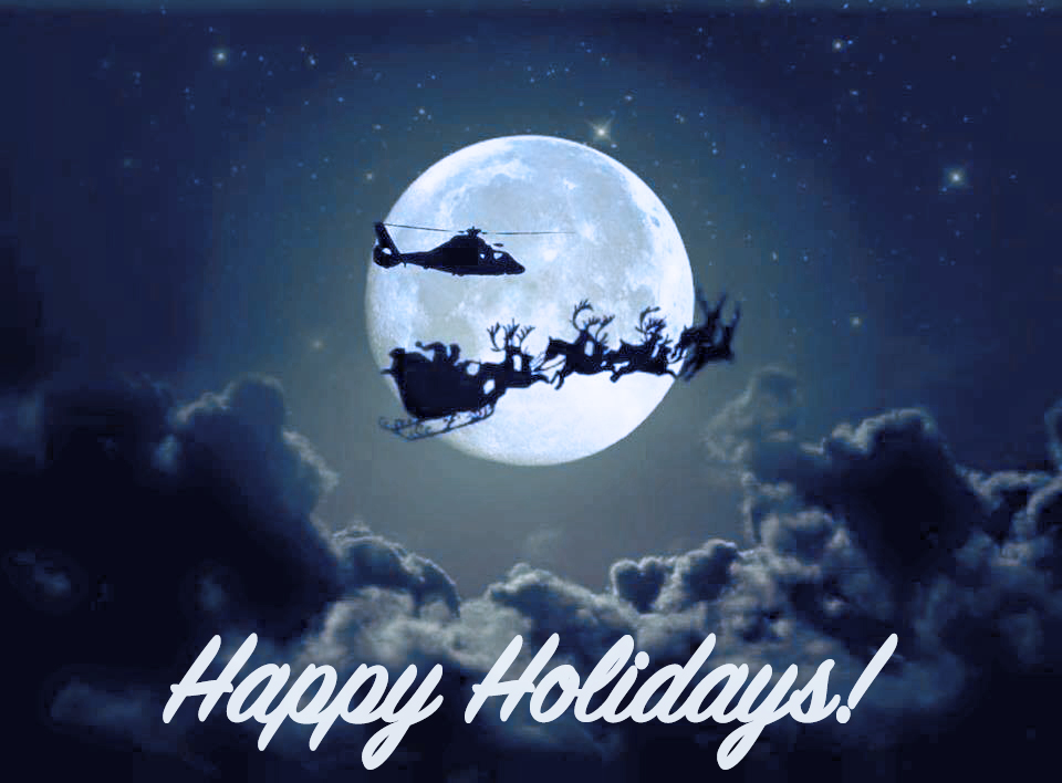 Happy holidays from the Coast Guard! Did Santa bring anything good? #BeMerry #HappyHolidays
