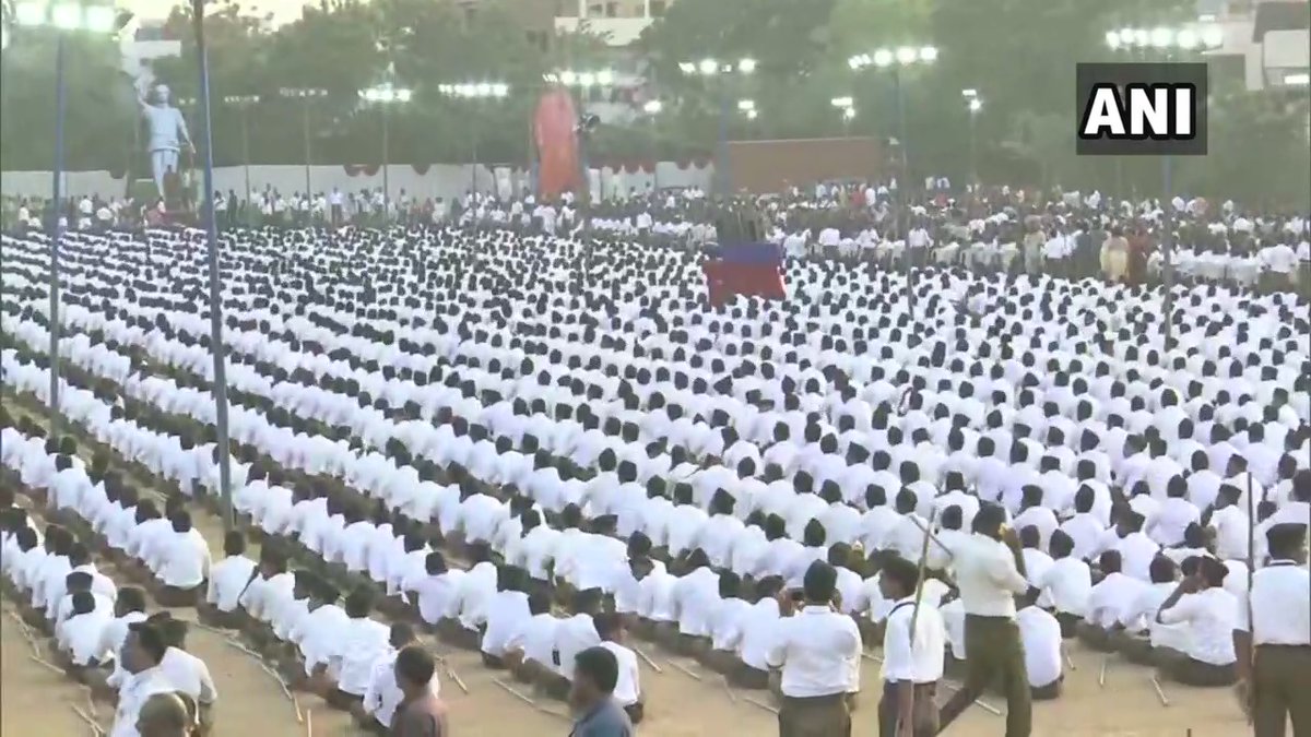 Ani On Twitter Telangana State Level Meeting Of Rashtriya Swayamsevak Sangh Rss Began Today With A Route March In Hyderabad