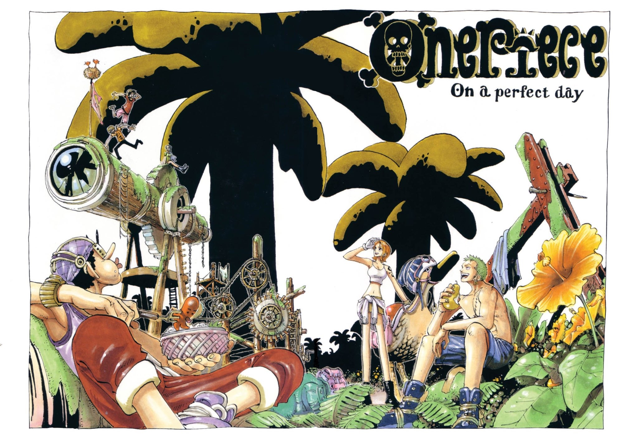 تويتر ċygi One Piece على تويتر Quiero Que Os Fijeis Bien En Esta Isla Y Si Parecen Ser La Misma La Primera Imagen Es El Colorspread Que Oda