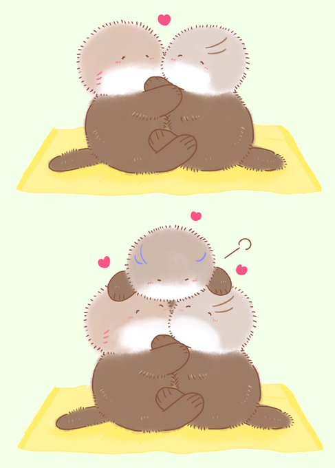 ラッコのtwitterイラスト検索結果 古い順