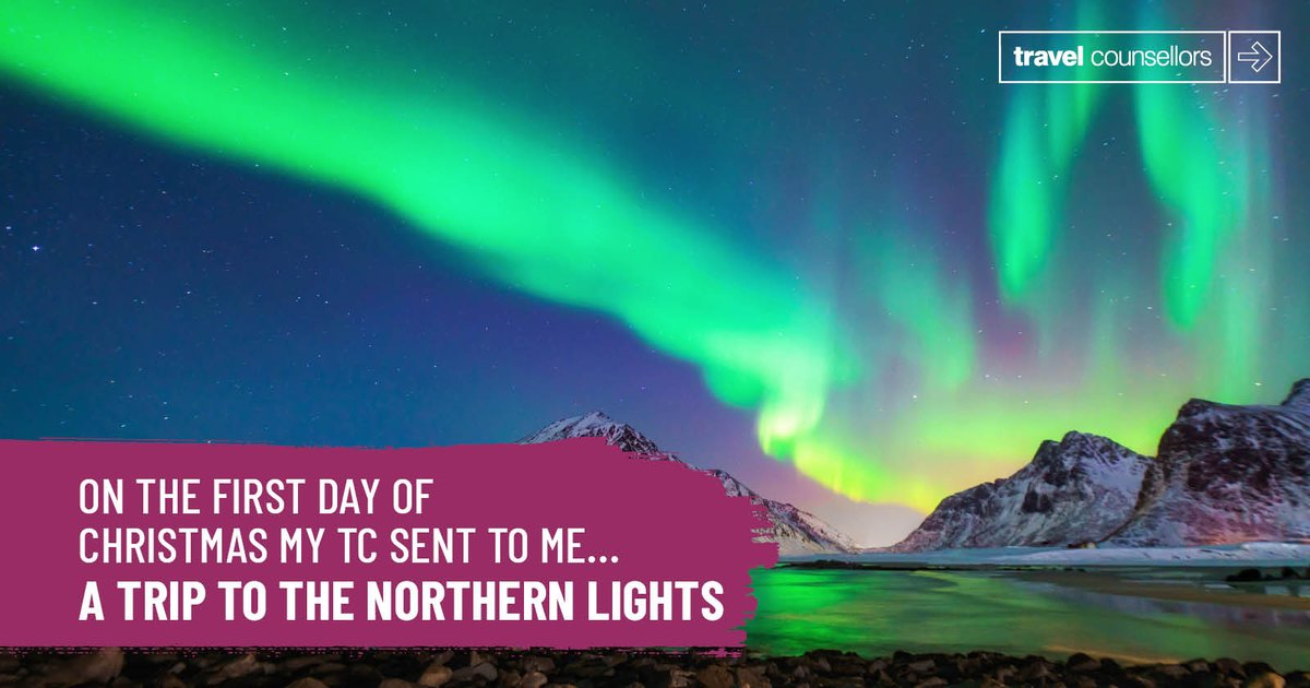 On the twelve days of Christmas my TC sent to me:
a trip to the northern lights
January  This natural display in the earth’s atmosphere is a wonder than everyone should experience at least once in their life. There are few places more remote and northerly than Tromso in Norway.