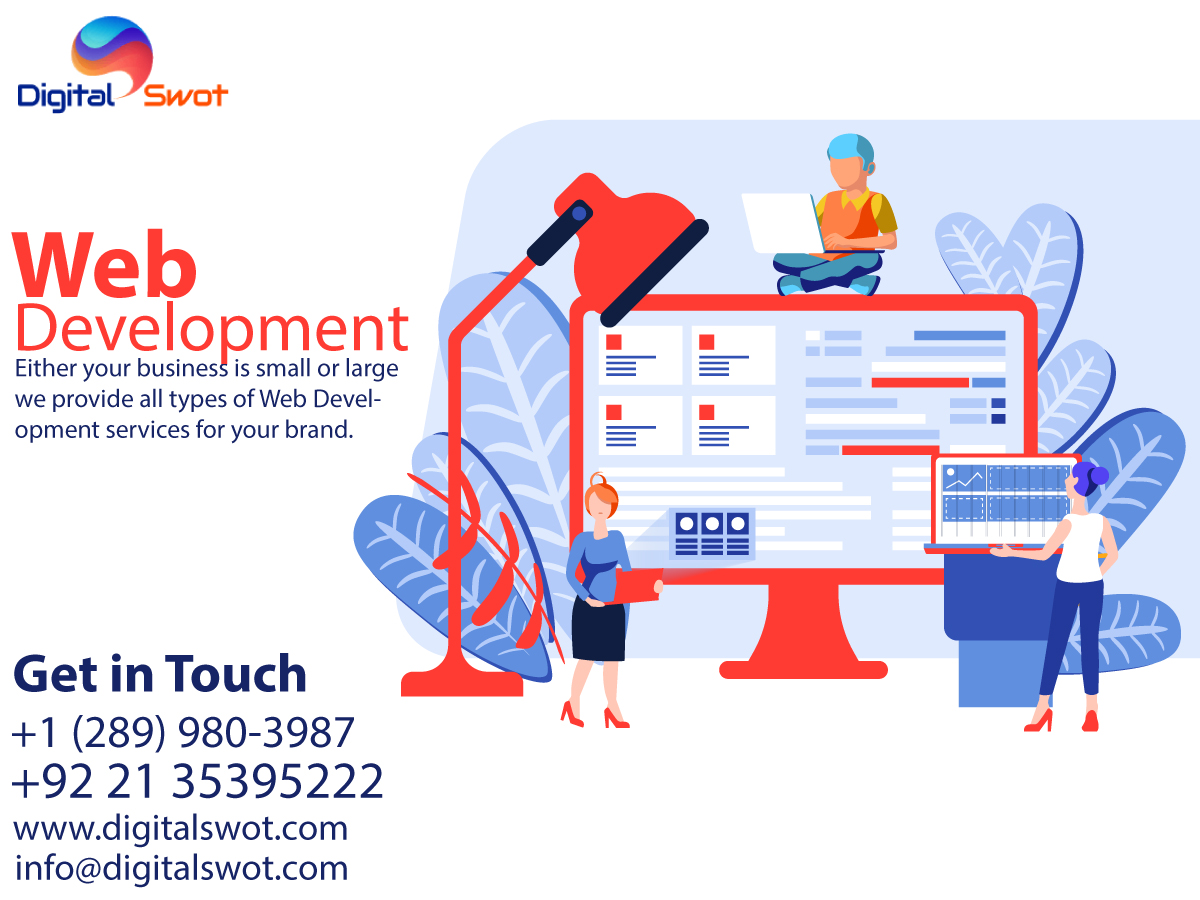 DigitalSwot's tweet photo. Either your business is small or large we provide all types of Web Development services for your brand.

#digitalSwot #webDevelopment #webDesign #webDeveloper #WebDevelopmentServices #WebDesigningServices #website #WebDesigningAgency #UIUXDesigning #UIUXAgency #websiteDesigner https://t.co/FHJEASizCy