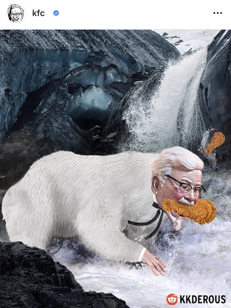 公式が病気？KFCの公式インスタが狂ってやがるwww