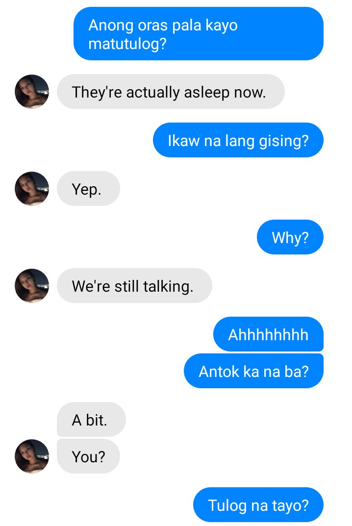 170 "we& #39;re still talking" LOL