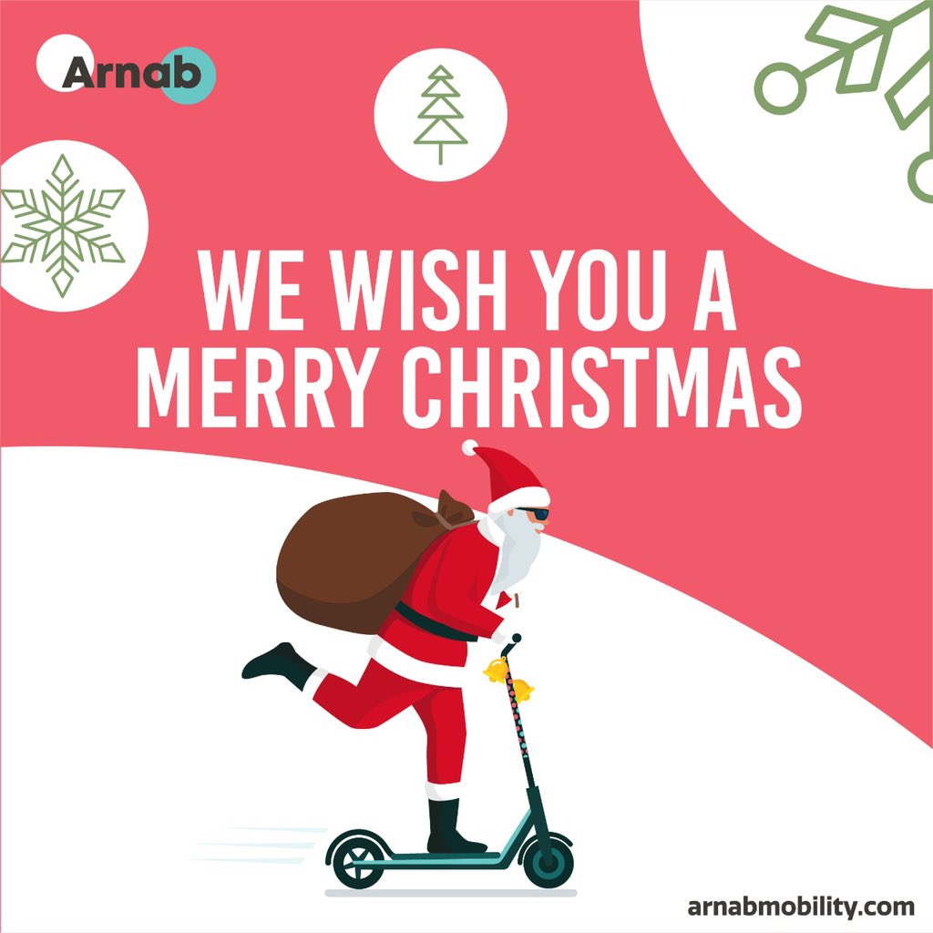 ArnabMobility's tweet photo. Wishing you and your families a very Merry Christmas!

Get into the festive spirit with ARNAB and find our hidden bells!

#Arnab #HopSmart #eScooter #HoppingThrough #ArnabMobility 
#AbuDhabi #Ajman  #uae #festiveseason #ArnabBells https://t.co/Vb5e1tnFcM