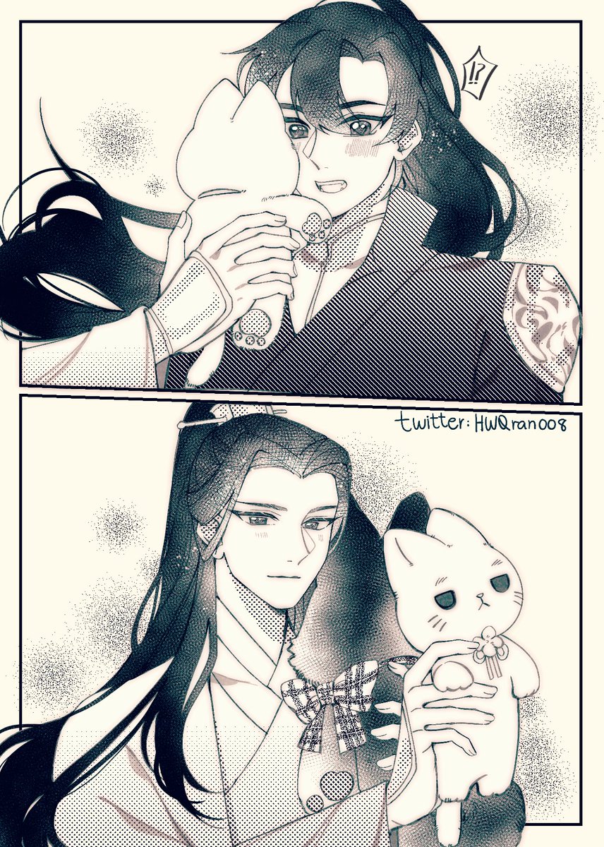 Christmas trade with @Nq3Mq  ?????
Hope y'all have a great everyday!
Merry Christmas!! ??❤️❤️❤️❤️??????
//Pear rarely do a comic , so I can do only a simple frame??? hope you guys'll enjoy my art??
#2ha #二哈和他的白猫师尊 