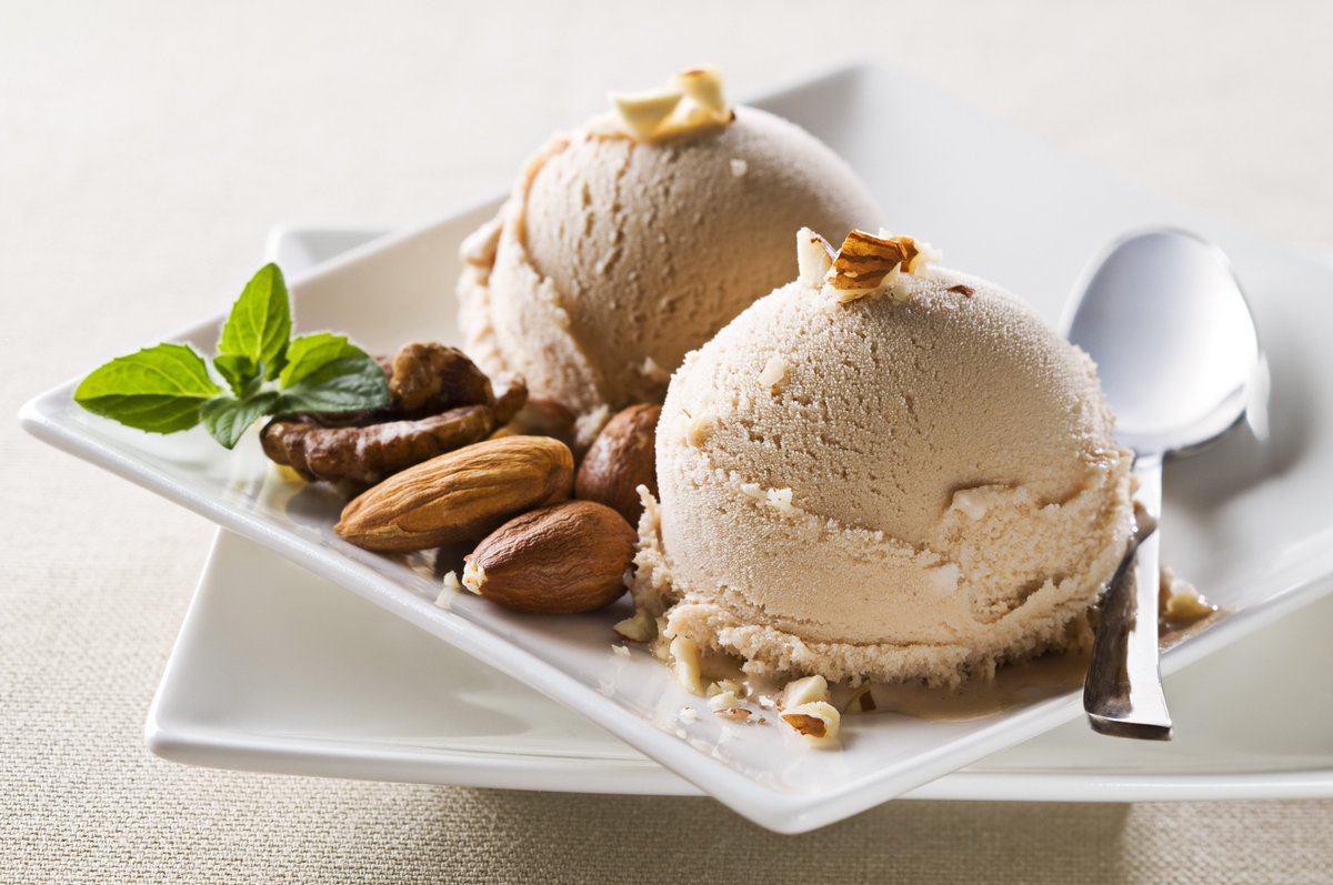 Life is uncertain. Eat a healthy almond/ icecream dessert first
