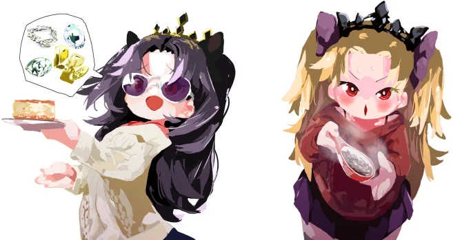 Fateおしゃれイラスト誌fate MIRAGEさん ()の所で今回も参加してます!料理コーナーでイシュ&エレ。星座占いコーナーで円卓勢を色々描いてます。イラストはその一部、よろしくおねがいします。 