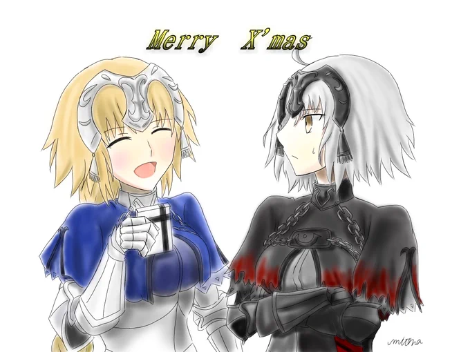 急ぎ描いたのですごく雑かつ、クリスマス要素ほぼなし。そんなことはどうでもいい。メリークリスマス? 