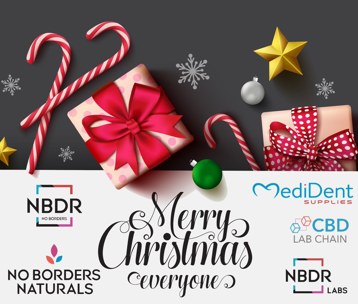 NoBordersNBDR's tweet photo. We hope you and your family have a VERY Merry Christmas!🎄🎅🤶
Love,
The No Borders family!
$NBDR #Christmas2019 https://t.co/X66EHhFePl