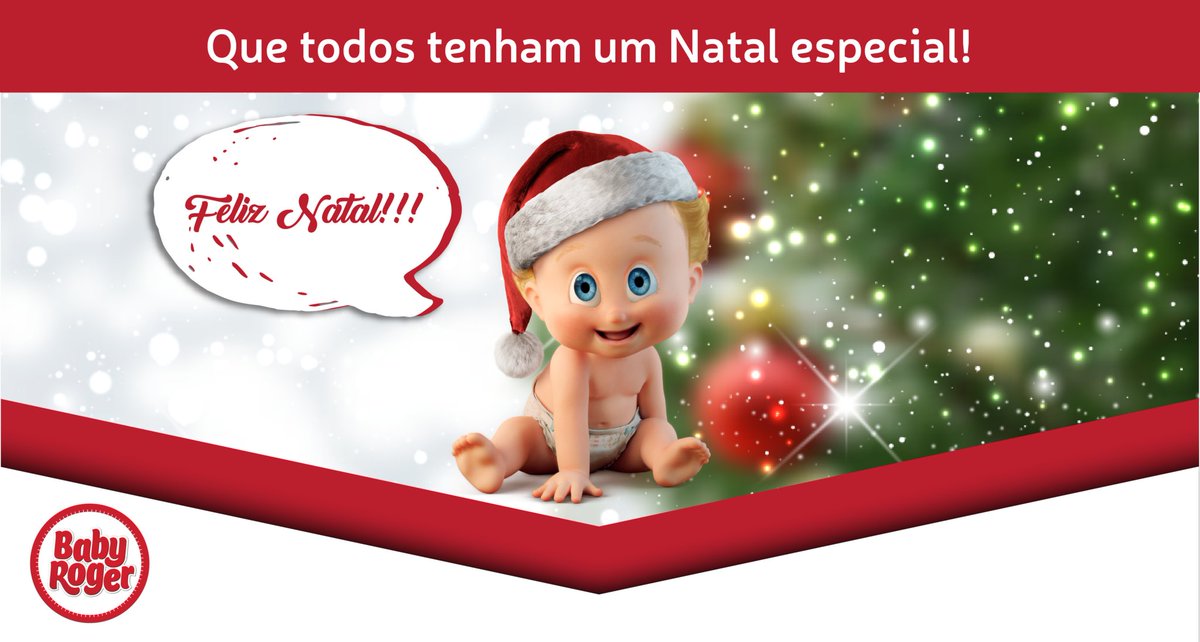BabyRogerBrasil's tweet photo. A Baby Roger deseja a todos um ótimo Natal!
#babyroger #fraldas #fraldainfantil #totalcare #bebe #boasfestas #natal https://t.co/GbaKQKEz1e