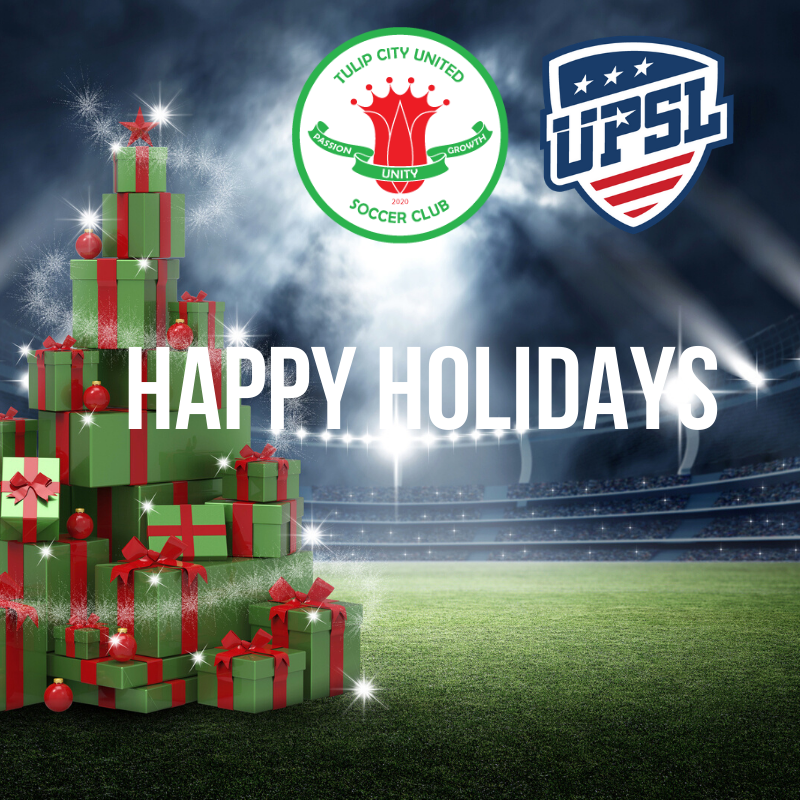 TCUnitedSC's tweet photo. #HappyHolidays from Tulip City United SC! We are looking forward to the many gifts in 2020 that come from ALL our community coming together in 1 place supporting 1 cause, ALL of our semi-pro soccer team's victory!
#hollandmi #unitedwestand #supporthecause #semiprosoccer https://t.co/NNt9RTXaNI