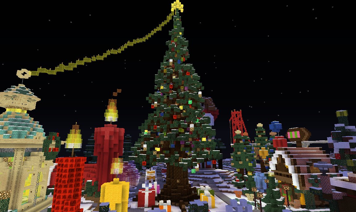 マインクラフト 朱サバクリスマス建築 Togetter マインクラフト 朱サバクリスマス建築 Togetter