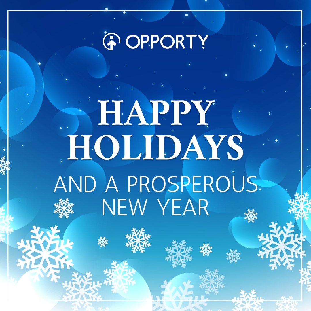 OpportyBP's tweet photo. Merry Christmas and Happy New Year to our loyal followers!

From everyone at Opporty, we would like to thank you for your continued loyalty and support. Have festive holiday season, and may every day be filled with joy.

#Opporty #MerryChristmas #HappyNewYear https://t.co/wjMnsldwEg