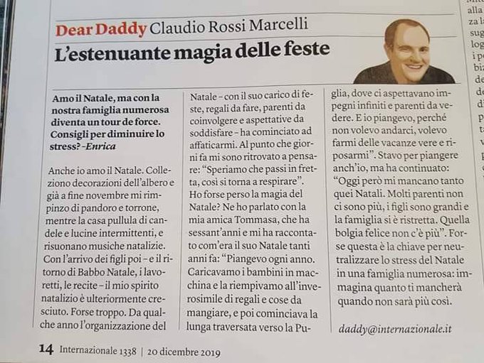 Estenuazioni Natalizie https://t.co/4jE9GppQ2n https://t.co/Yo5mEOgnfS