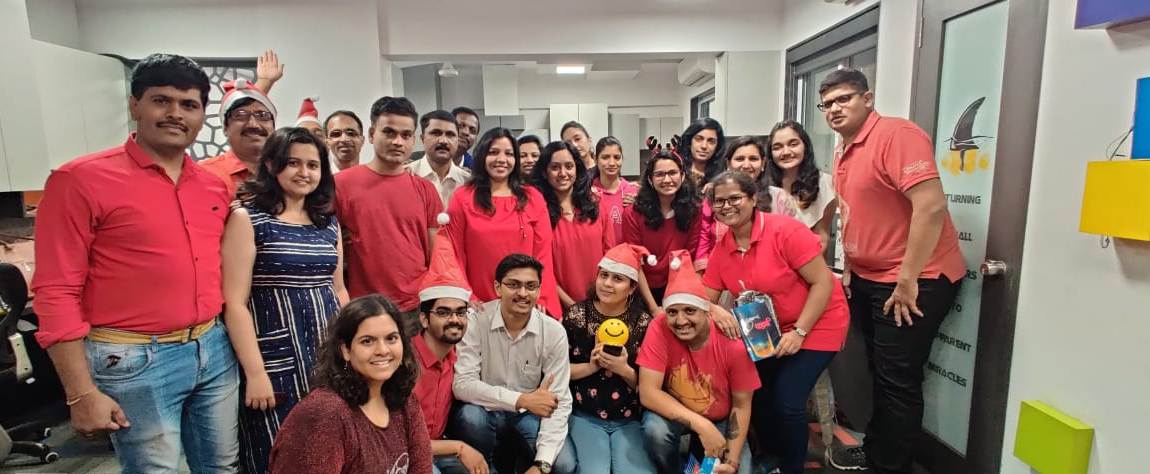 saketcomm's tweet photo. There is always the anticipation of "Who will be my secret Santa?" and "What I am gonna get? "
Team Saket celebrated this beautiful tradition of gifting your colleagues a thoughtful gift.
Here's a sneak-peek of the event.
#SaketCommunications #MerryChristmasEve #SecretSanta #Pune https://t.co/R7vot2j9us