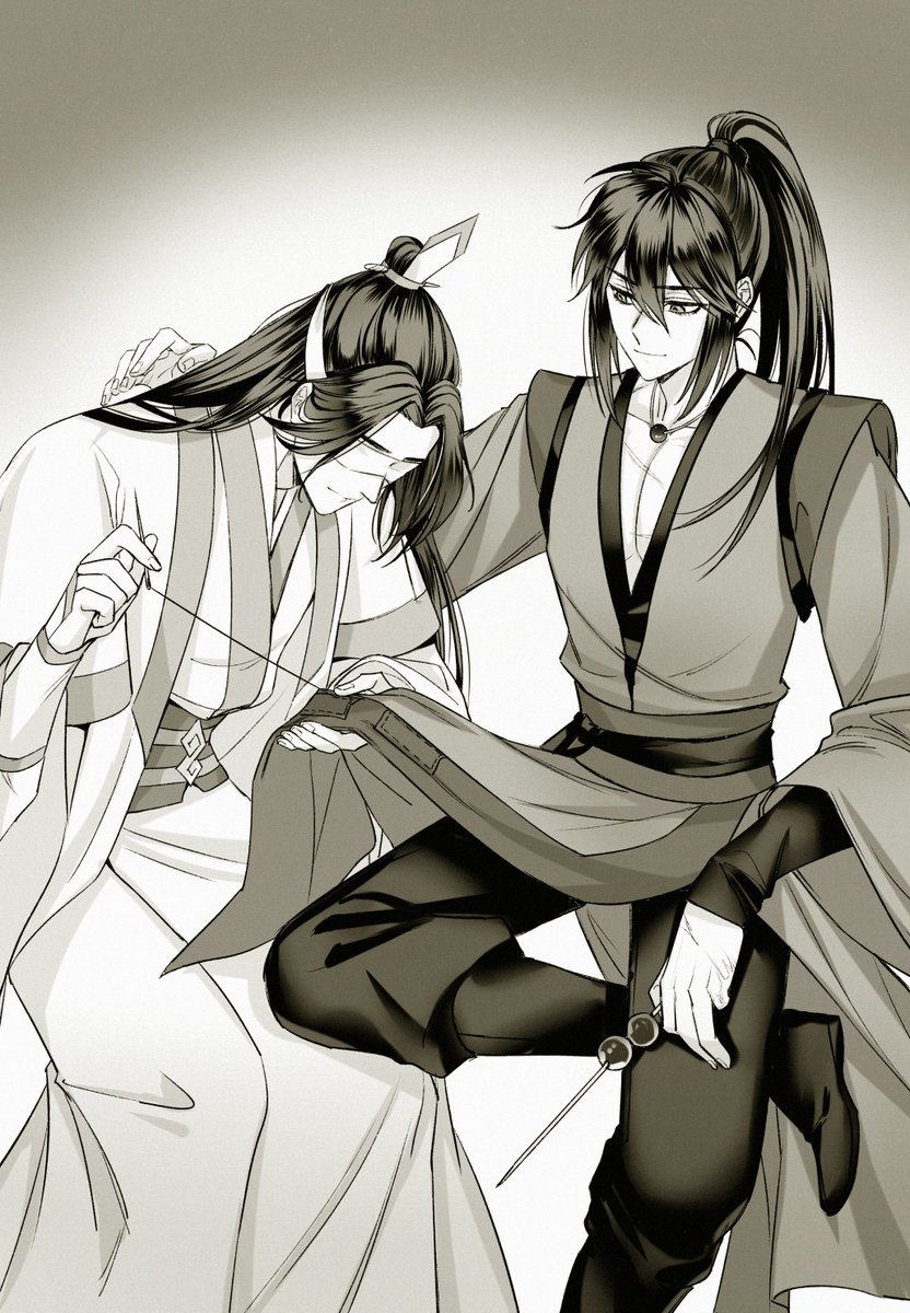 RqdUvKcCR2ILpYv's tweet photo. #XueXiao #MoDaoZuShi
生���快乐！！！！！！！！赶上了！！！为了义城小情侣！！我脸都没有洗

梗来自于漫画版洋哥身上的很多小补丁 https://t.co/xD6vBSdPIl