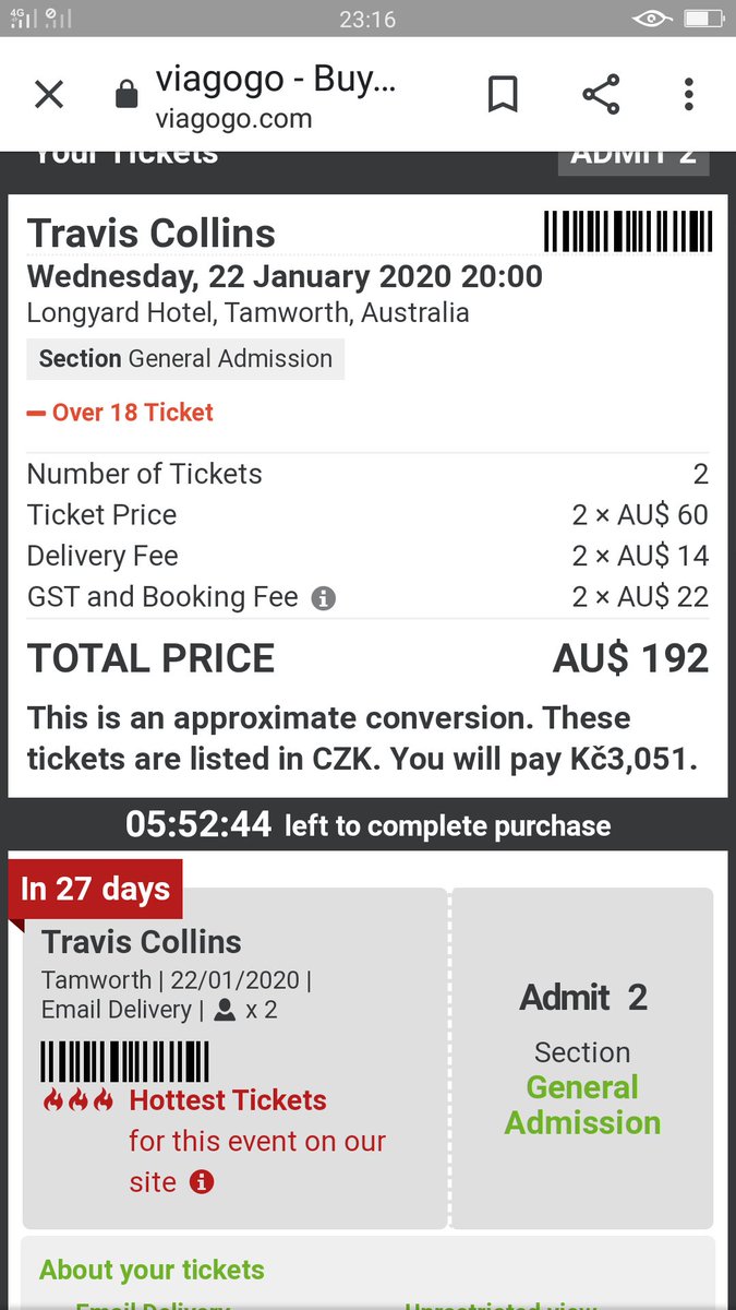 MsLisaHerbert's tweet image. Hey @Google. Why the hell do you continue to allow @viagogo to advertise, knowing they&apos;re ripping people off. @TravisCollins01 tix are being sold at double the price plus booking fees. Two tix should cost $80 total, not $192. #viagogosux #consumerprotection #googlesux