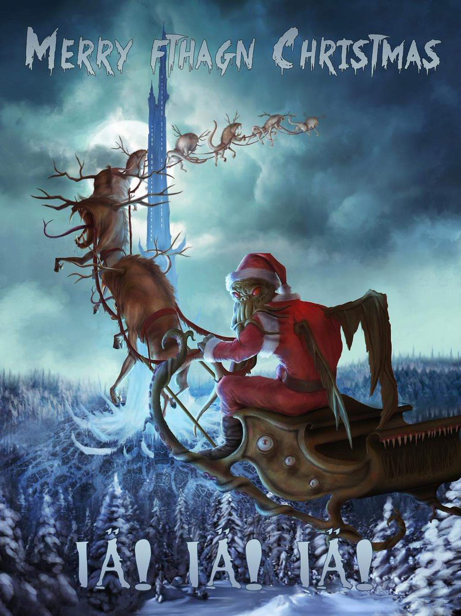 Merry Christmas to all the guys and ghouls following us! 🎅😈