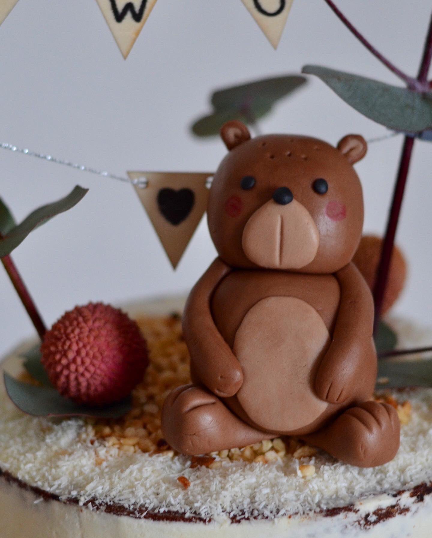 Oksana S Cakes Woodland Cake For My Nephew S Second Birthday Top Tier Is Chocolate Cake With Cherries And Cream Cheese Filling Bottom Tier Is Chocolate Cake And Fresh Raspberries And