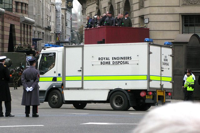 Best wishes to all #RoyalEngineers, #RoyalLogisticCorps, #RoyalNavy and #Police #BombDisposal personnel on duty, overseas and in the UK; hoping for a quiet, safe, day.