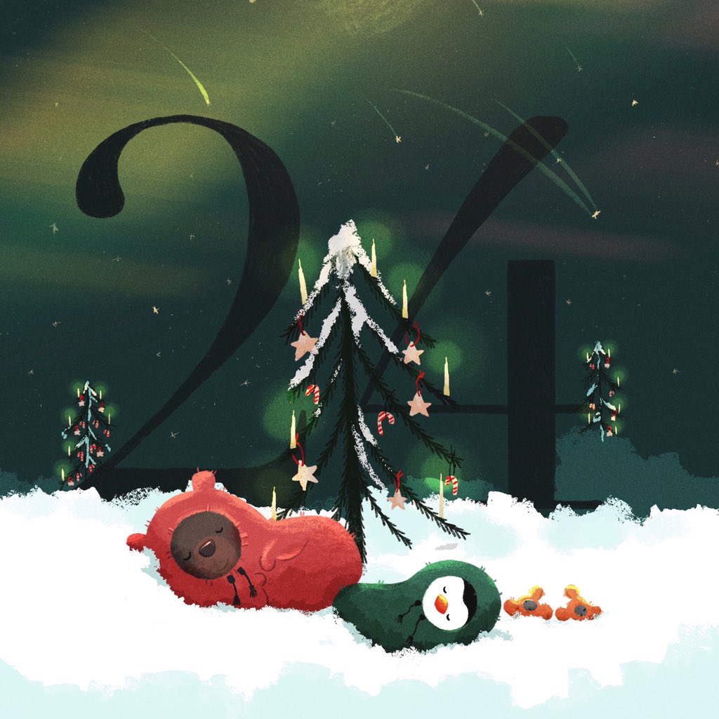 DoodleAnni's tweet photo. Merry Christmas  🎄 #kidlit #illustration #kidlitart #AdventCalendar https://t.co/umTFepvi78