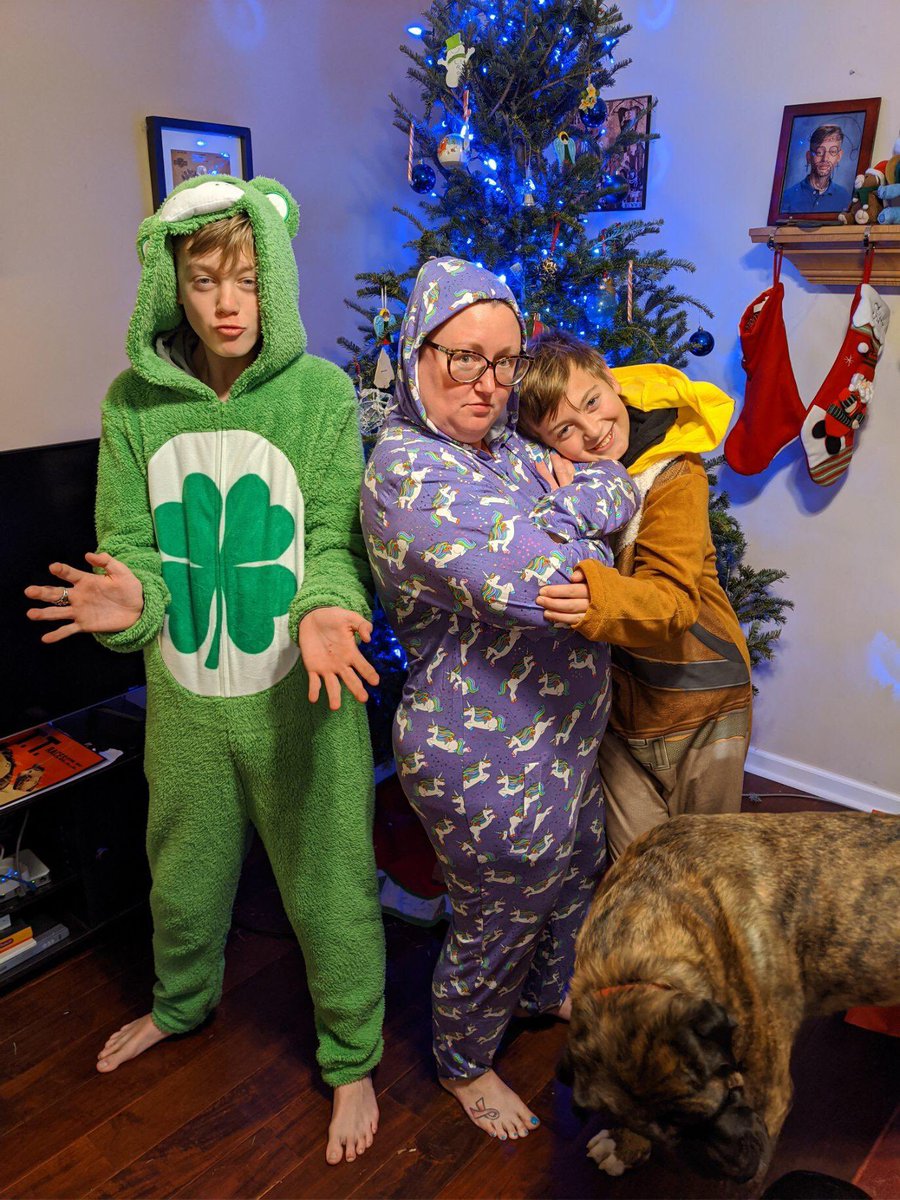 Dakotakaye0812's tweet photo. Mom finally got her @MeUndies onesie for Christmas so I can feel as cool as @daxshepard and Monica Padman! @ArmCherries https://t.co/kmZGKSoHyJ