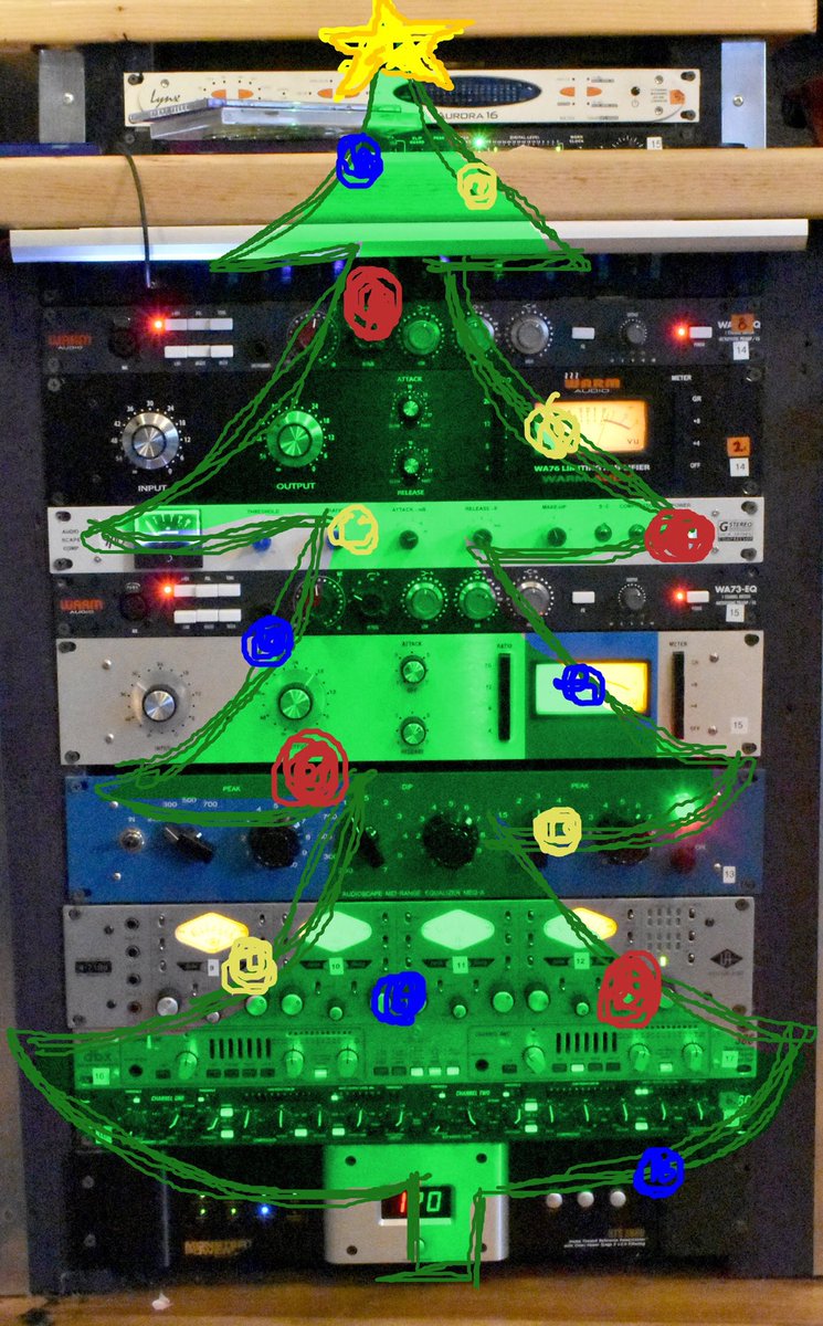 southsoundsound's tweet photo. Merry Christmas and Happy New year from the studio of South Sound Sound! May your 2020 be musical! https://t.co/S7vhbG5r4a