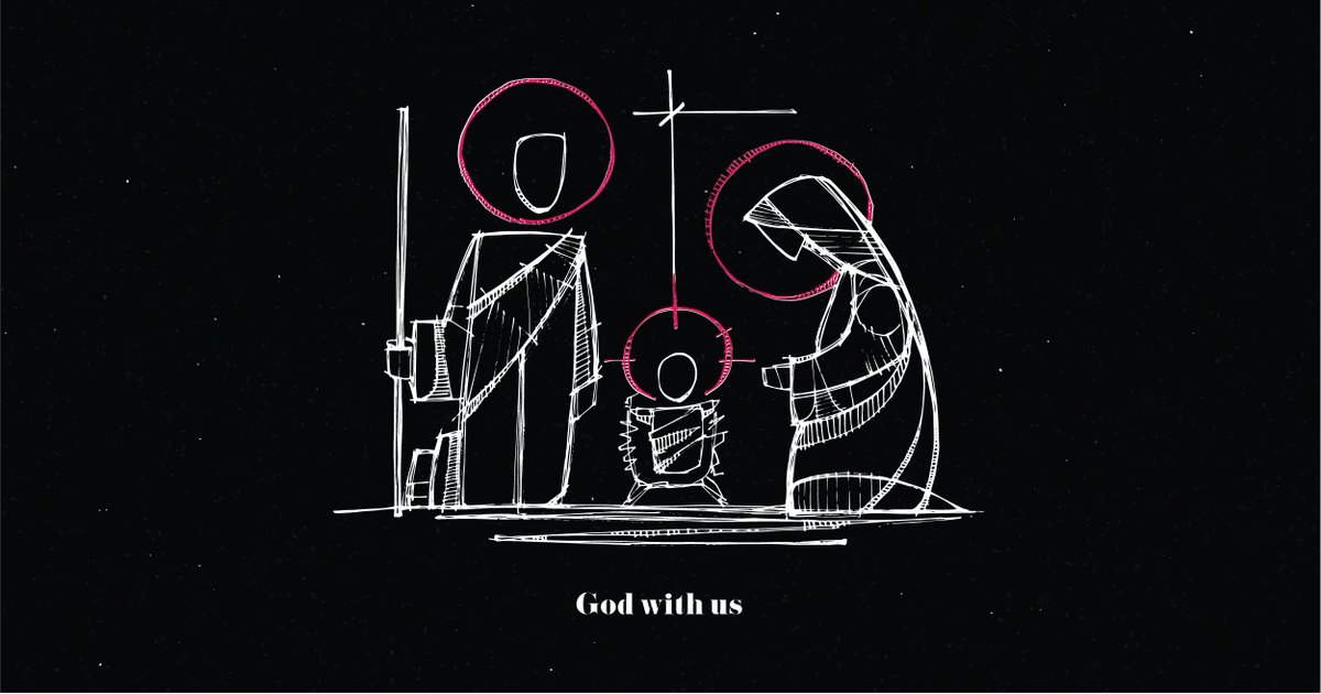 Here. Now.
God
with us.
In waiting.
In grief.
In joy.
In pain.
In the everyday.
The crazy thing
about Christmas
is God saying
"I'm with you, now.
For all of it. Forever."

#MerryChristmas #GodWithus