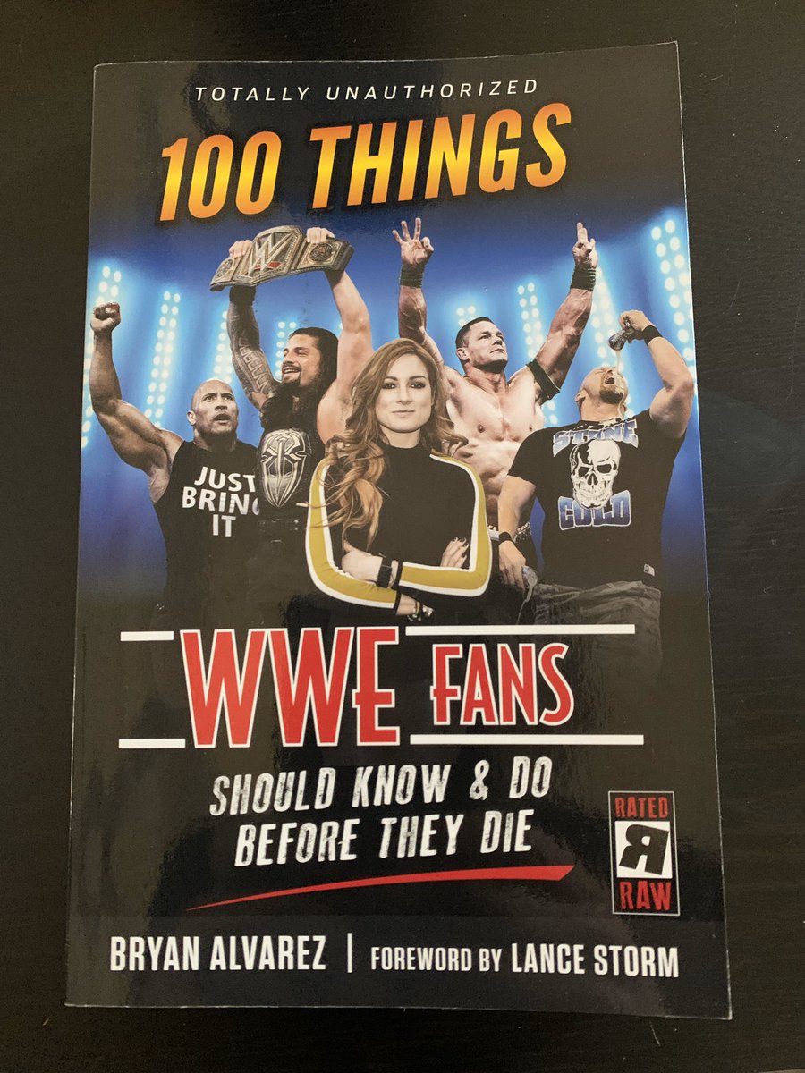 One of my favorites from this year’s Christmas haul 😎 Even as a fan of professional wrestling for the better part of 30 years now, super excited to dive into the musings of the always insightful, Mr. @bryanalvarez