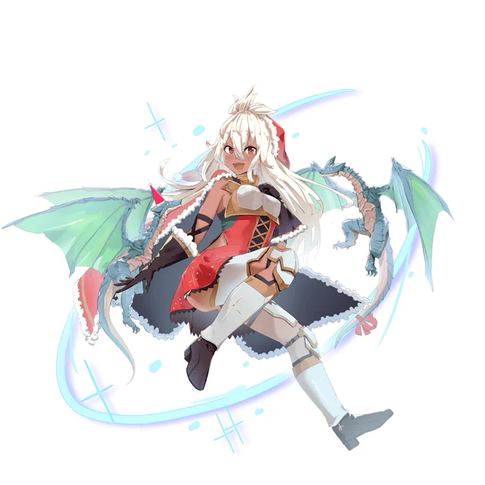 クリスマスゾーイが実装されてほしさが過ぎて描きました!!!!!!#グラブルファンアート #クリスマス 