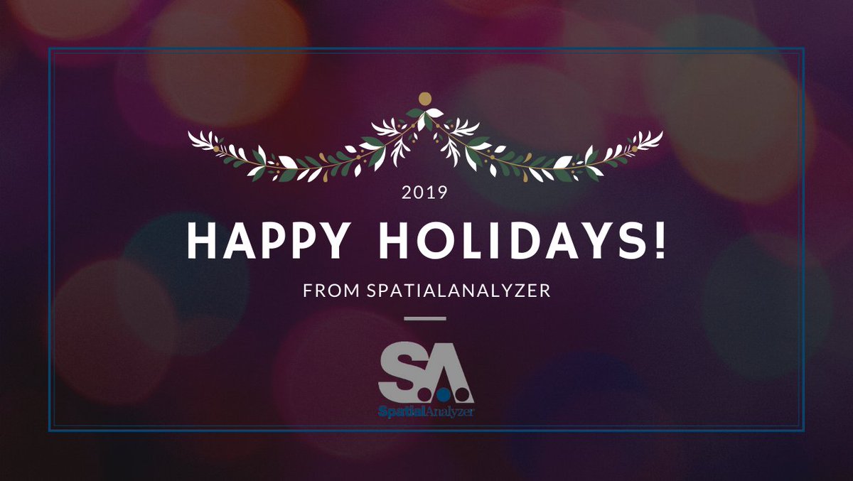 SpatialAnalyzer's tweet image. We wish you and your loved ones a very happy holidays! #happyholidays #spatialanalyzer