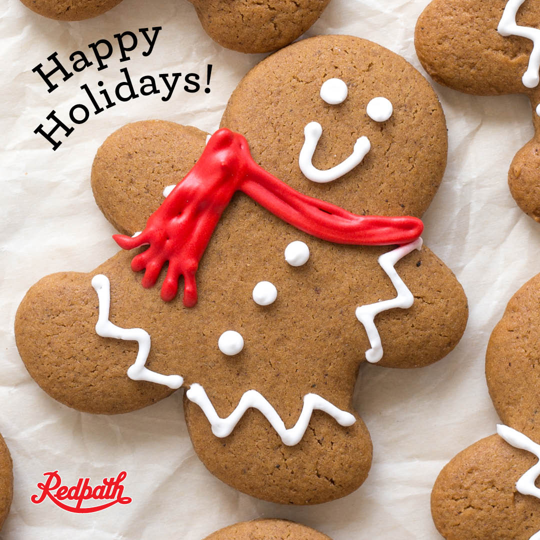 Redpath wishes you and your family peace, love, and happiness this Christmas. (And delicious baking!) 🎄🎅🤶